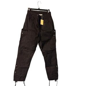 MNML Classic Cargo Pants Black M2021-P465-BLK-2 Mens Small Streetwear Tapered